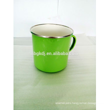 green decals enamel coating water cup